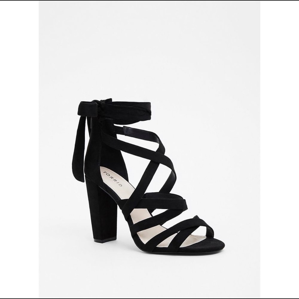 Torrid | Strapy Lace up block heels